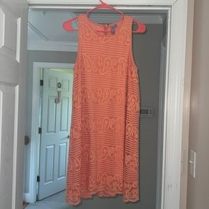 Orange dress - size medium - perfect for a summer wedding!